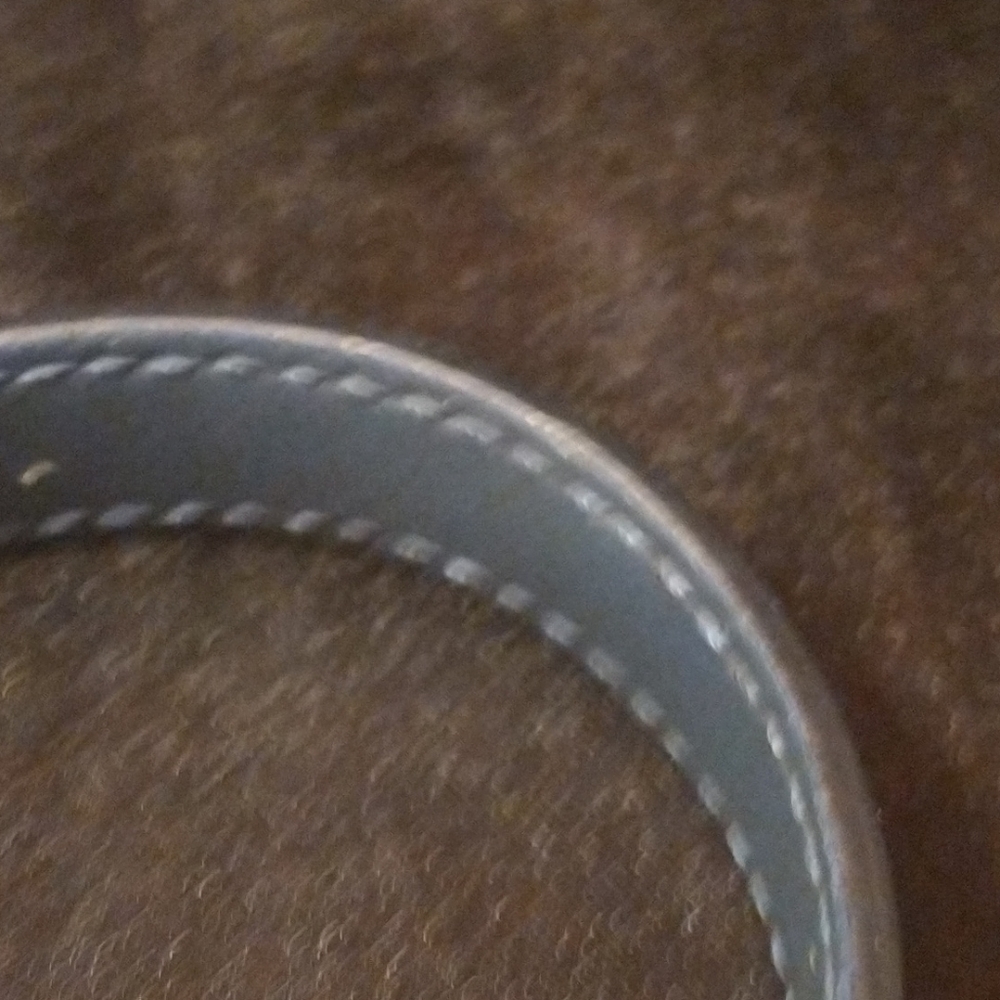 Genuine Louis vuitton blue leather unisex bracelet - Picture 9 of 12